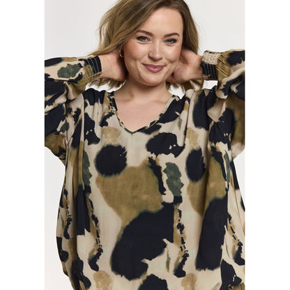 Gozzip Woman GMirabelle Blouse Blouse Beige/Black