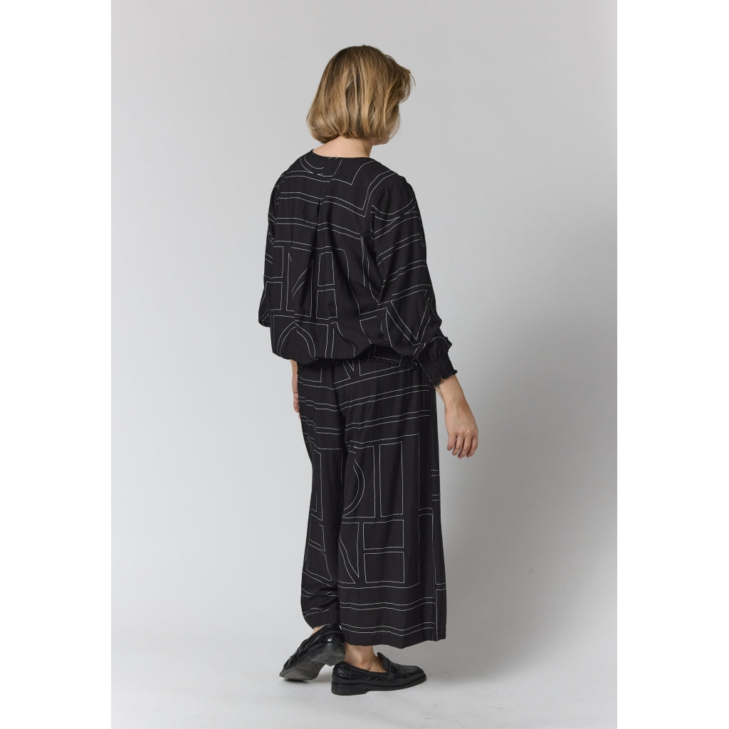 Gozzip Woman GMirabelle Blouse Blouse Black with white