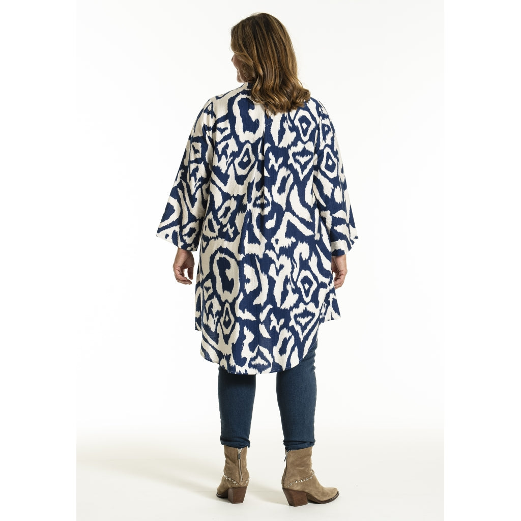 Gozzip Woman GMonna Shirt Tunic Shirt Tunic Blue print