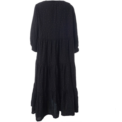 Gozzip Woman GNanna Dress Dress Black/Gold