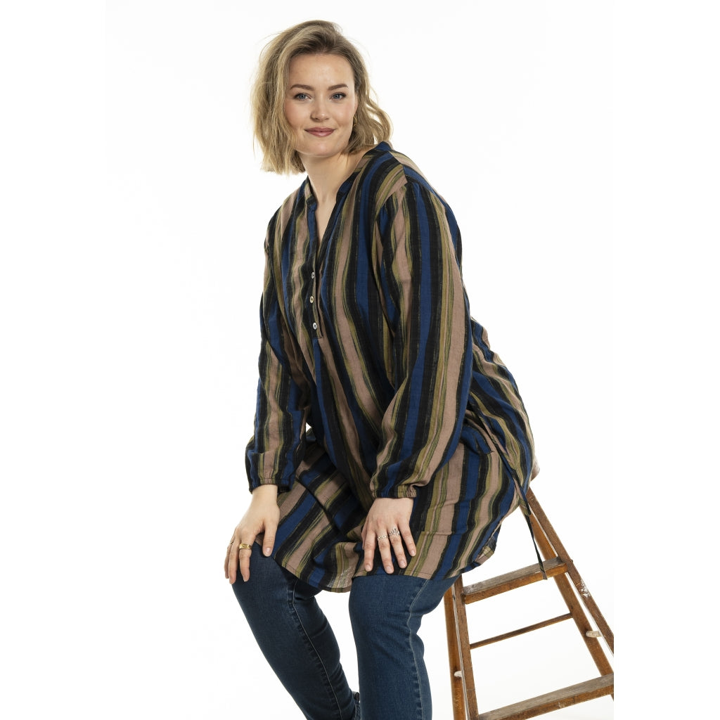 Gozzip Woman GNora Tunic Tunic Multi colour stripes