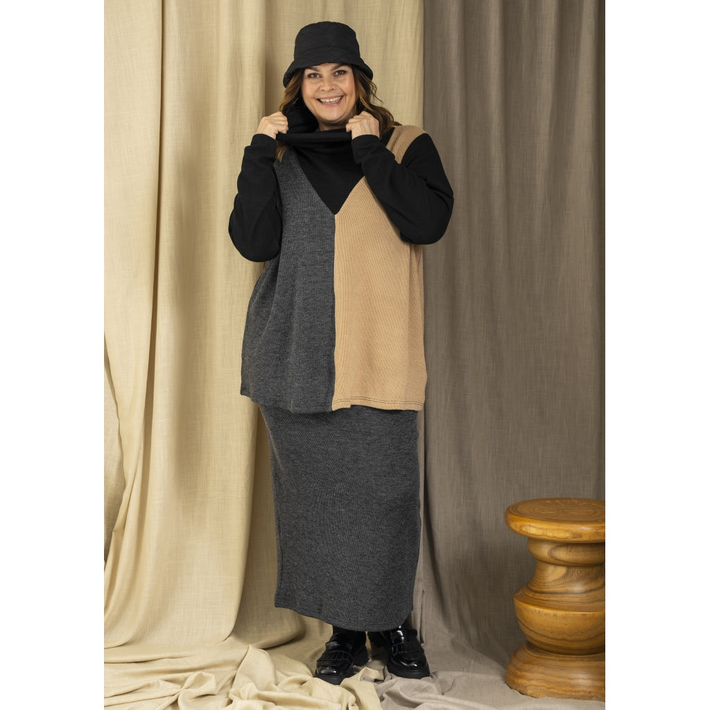 Gozzip Woman GPennie Skirt Skirt Grey Melange