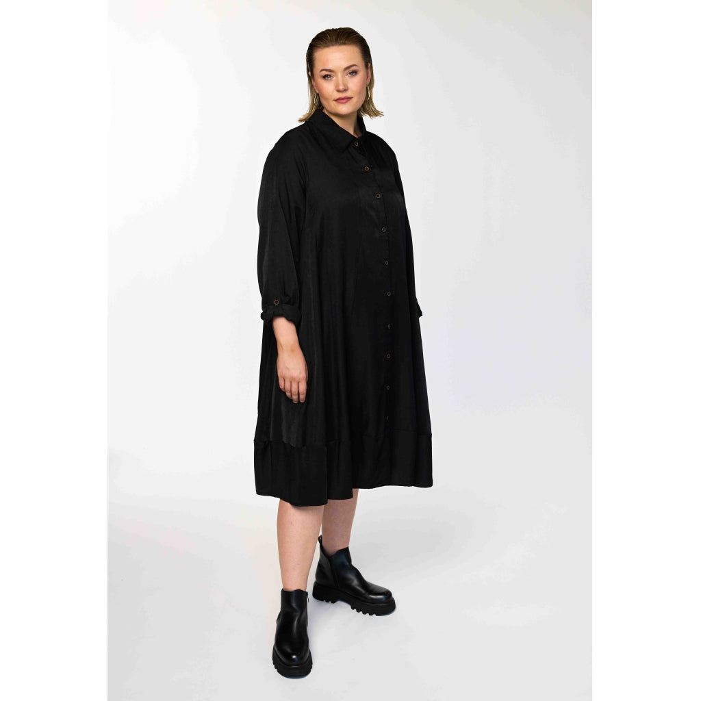 Gozzip Woman GSabine A shaped shirt tunic Shirt Tunic Black