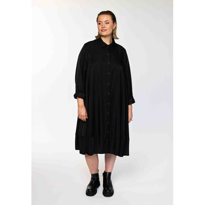 Gozzip Woman GSabine A shaped shirt tunic Shirt Tunic Black