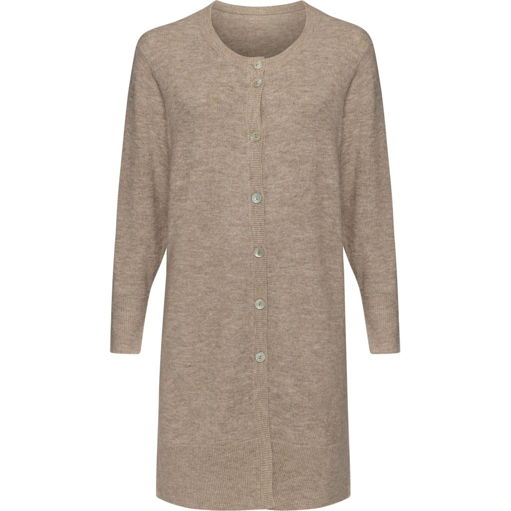 Gozzip Woman GSally Long Cardigan Long Cardigan Sand