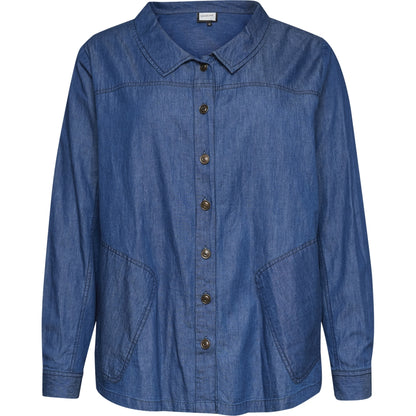 Gozzip Woman GSia DenimJacket Jacket Denim Blue