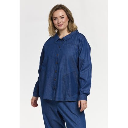 Gozzip Woman GSia DenimJacket Jacket Denim Blue