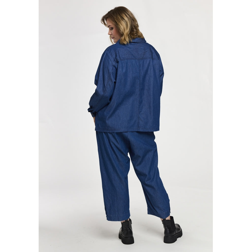 Gozzip Woman GSia DenimJacket Jacket Denim Blue