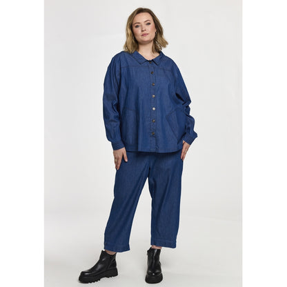 Gozzip Woman GSia DenimJacket Jacket Denim Blue