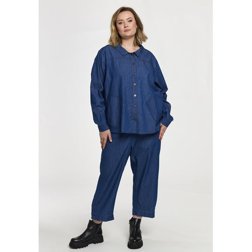 Gozzip Woman GSia DenimJacket Jacket Denim Blue