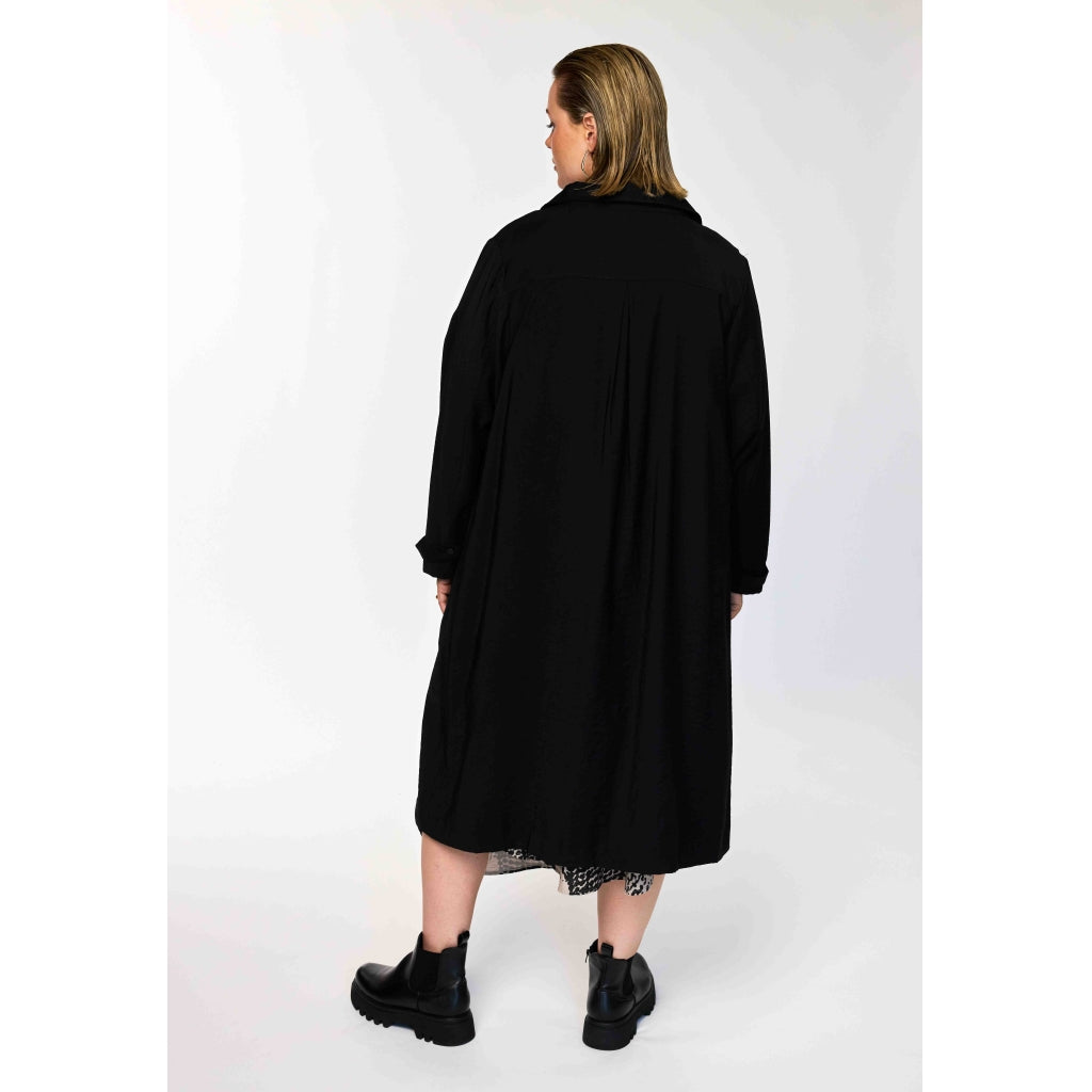 Gozzip Woman GSidsel Coat Long Coat Black