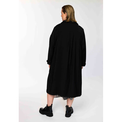 Gozzip Woman GSidsel Coat Long Coat Black