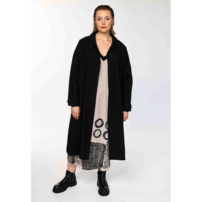 Gozzip Woman GSidsel Coat Long Coat Black