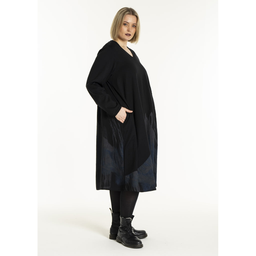 Gozzip Woman GSienna Mix Dress Dress Black