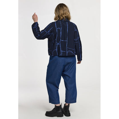 Gozzip Woman GSif Shirt Jacket Shirt Jacket Navy