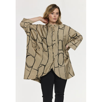 Gozzip Woman GSilje oversized cardigan Cardigan Beige/sand