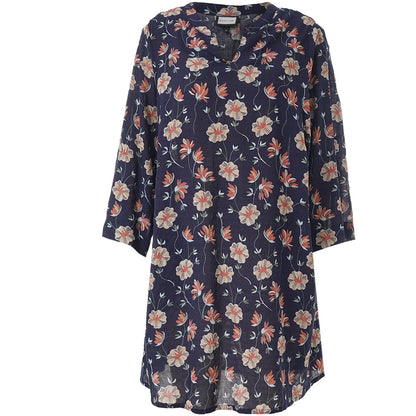 Gozzip Woman GSkuld Tunic Tunic Navy Print