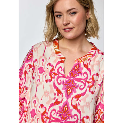 Gozzip Woman GSkuld Tunic Tunic Pink Print