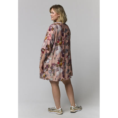 Gozzip Woman GSkuld Tunic Tunic Dusty rose with large flowers