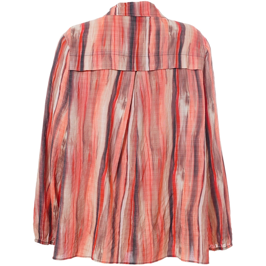 Gozzip Woman GSophia Shirt Blouse Shirt Blouse Red Striped