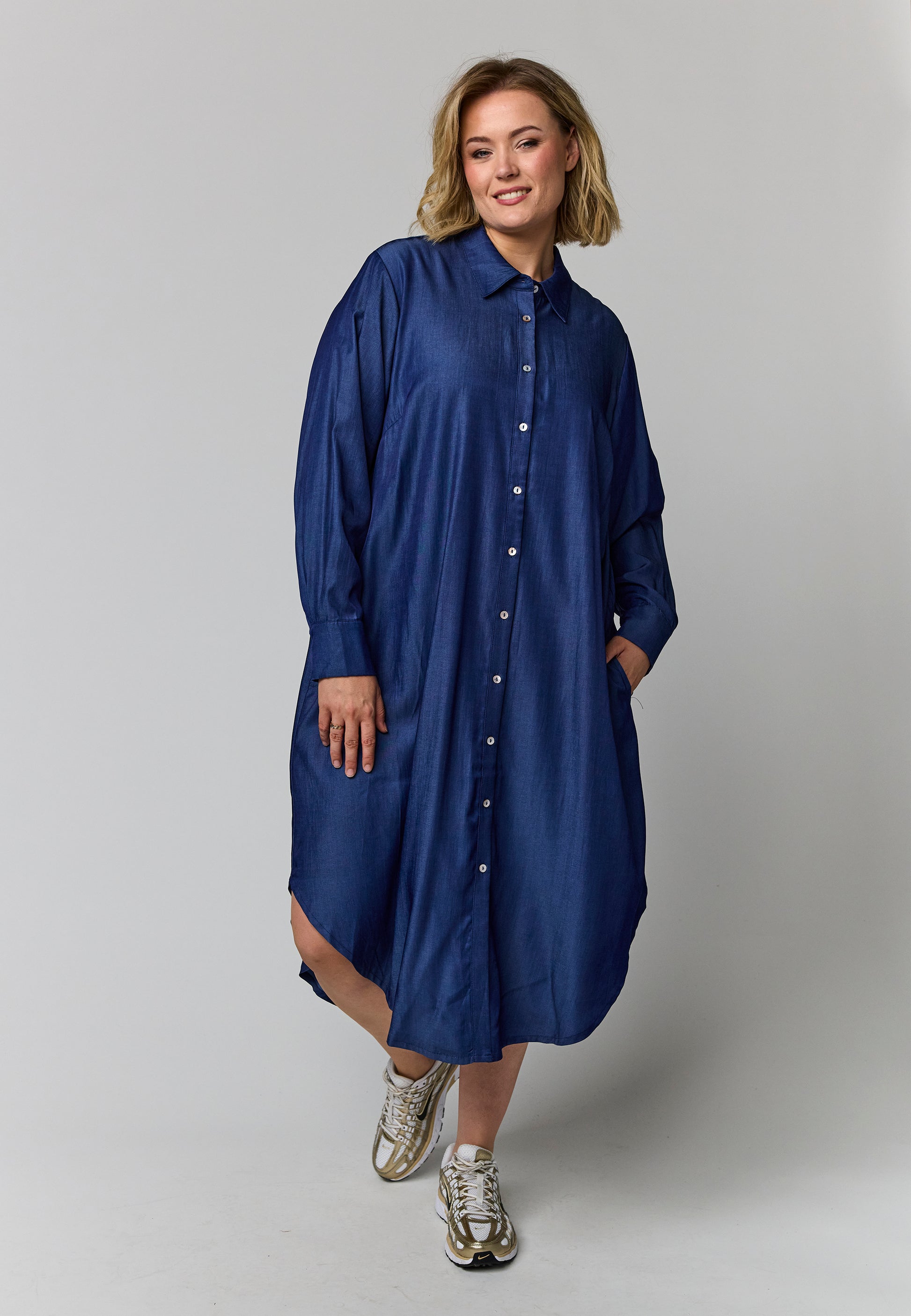 Gozzip Woman GSusanne Big shirt dress Big Shirt Navy