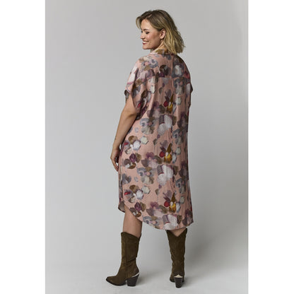 Gozzip Woman GViona Dress Dress Dusty rose with large flowers