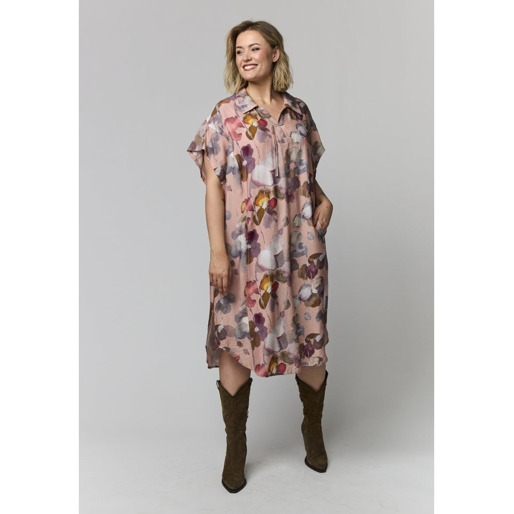 Gozzip Woman GViona Dress Dress Dusty rose with large flowers