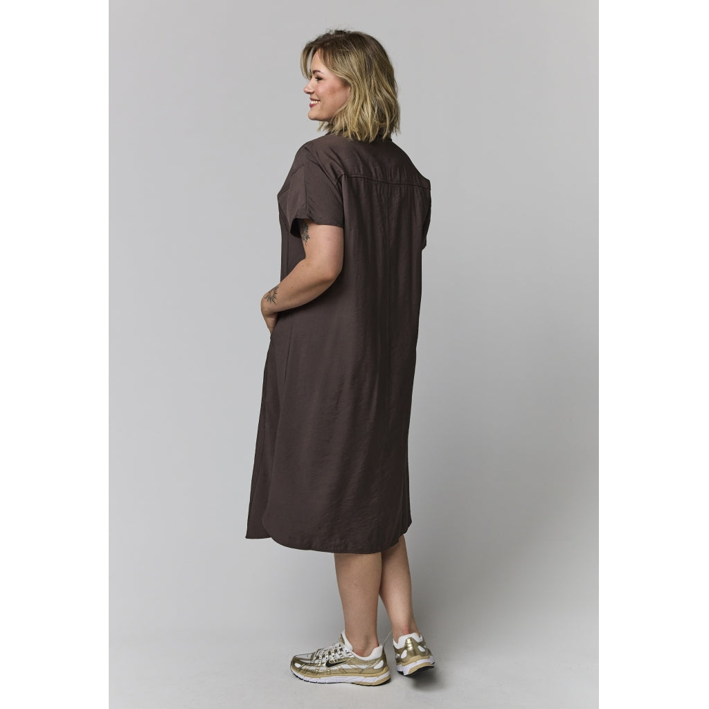 Gozzip Woman GViona Dress Dress Brown