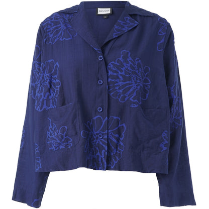Gozzip Woman GZoe Shirt Jacket Shirt Jacket Royal Blue