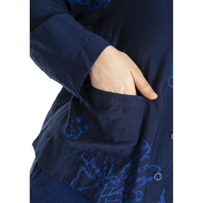 Gozzip Woman GZoe Shirt Jacket Shirt Jacket Royal Blue