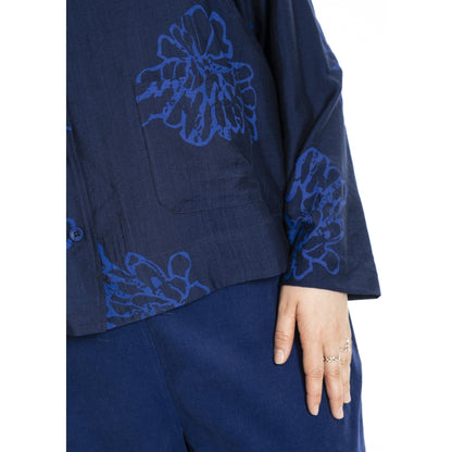 Gozzip Woman GZoe Shirt Jacket Shirt Jacket Royal Blue