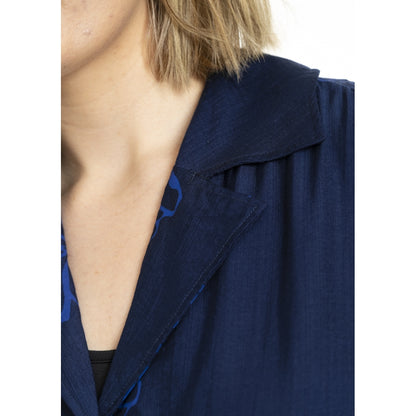Gozzip Woman GZoe Shirt Jacket Shirt Jacket Royal Blue