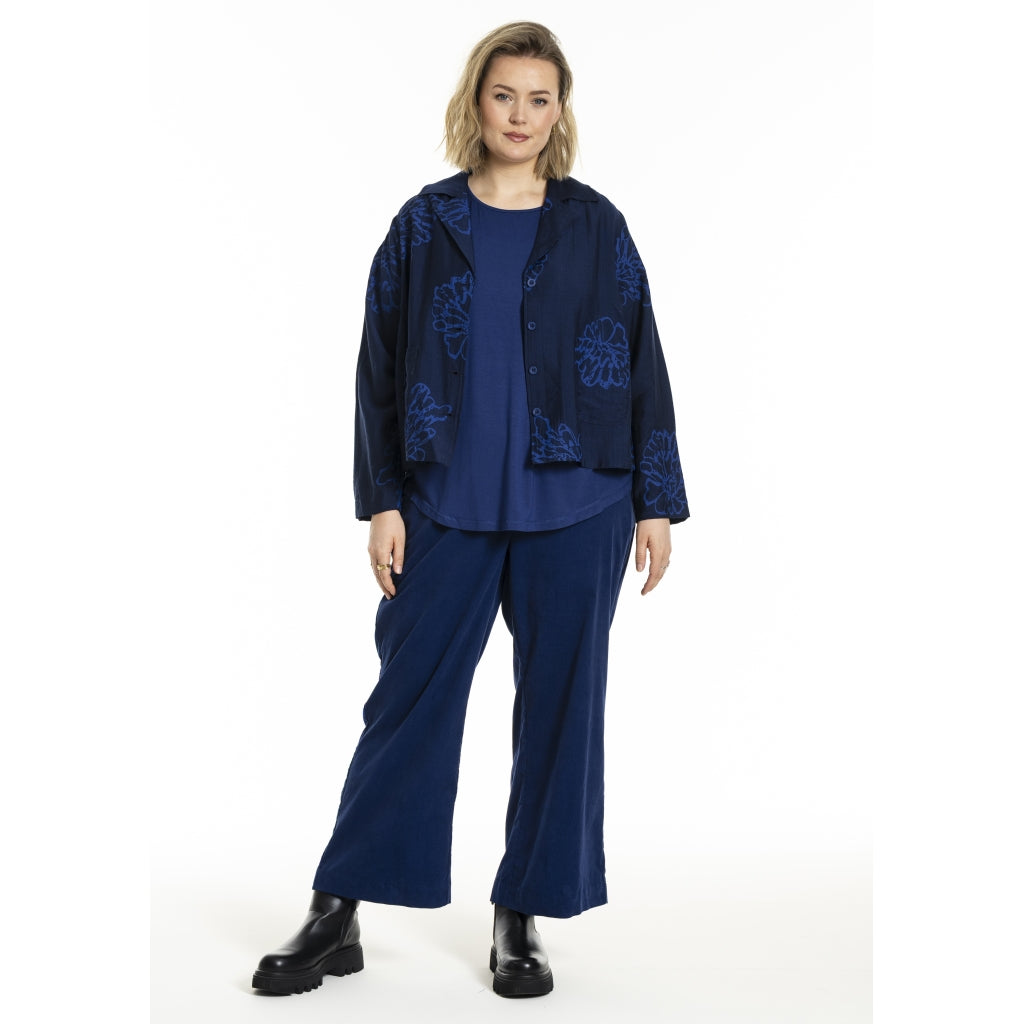 Gozzip Woman GZoe Shirt Jacket Shirt Jacket Royal Blue
