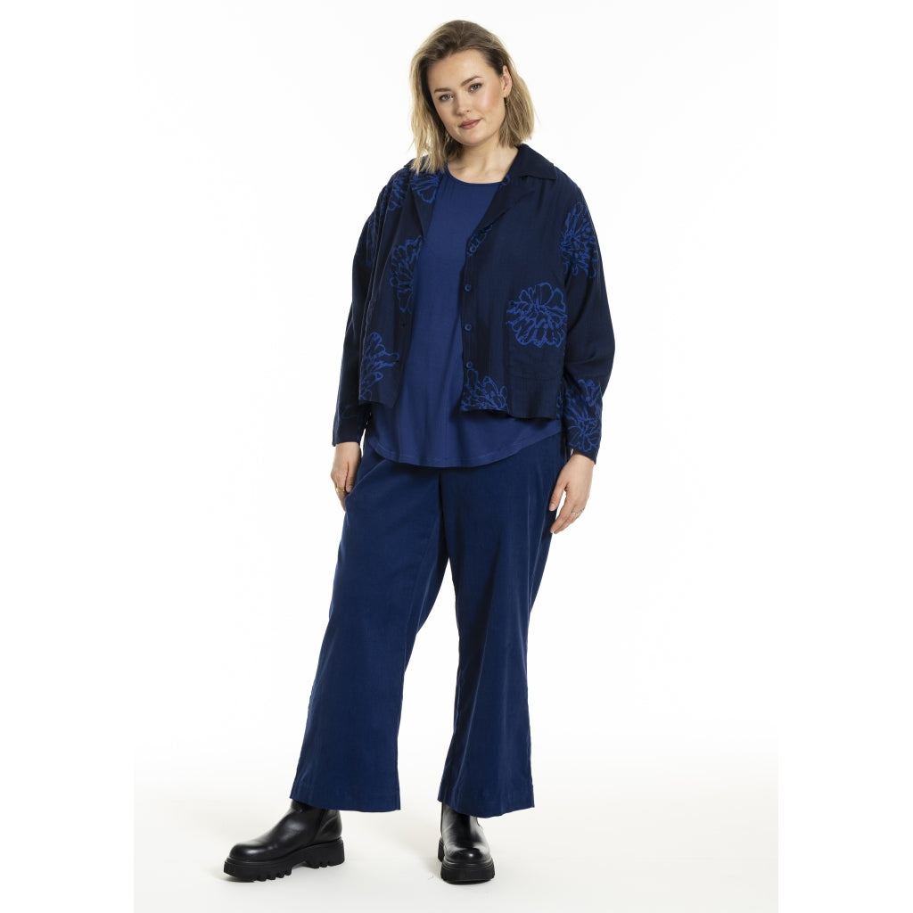 Gozzip Woman GZoe Shirt Jacket Shirt Jacket Royal Blue