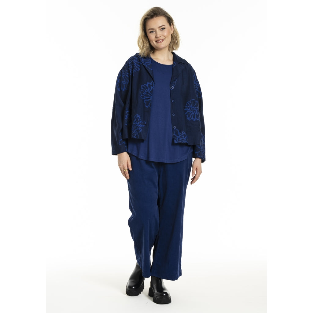 Gozzip Woman GZoe Shirt Jacket Shirt Jacket Royal Blue