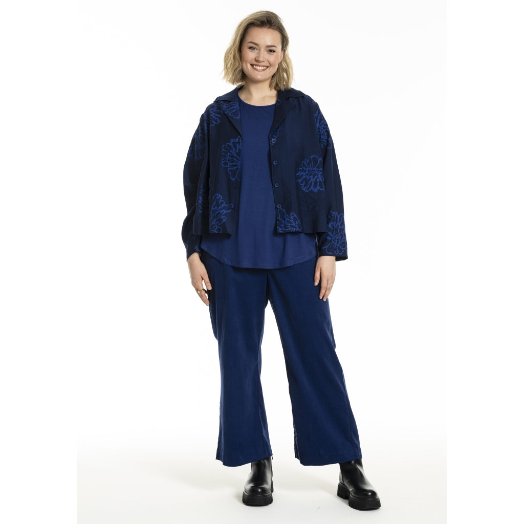 Gozzip Woman GZoe Shirt Jacket Shirt Jacket Royal Blue