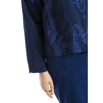 Gozzip Woman GZoe Shirt Jacket Shirt Jacket Royal Blue