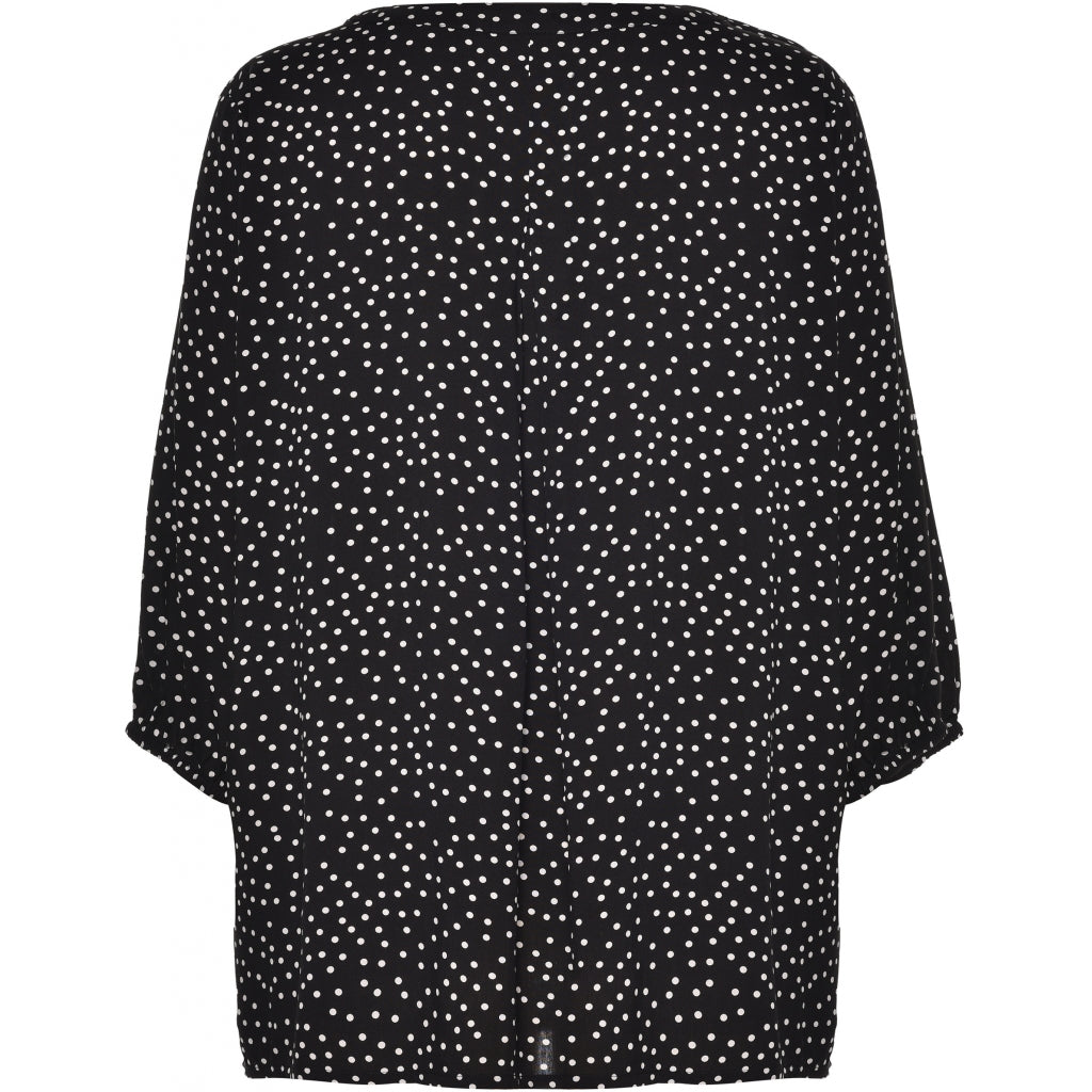 Gozzip Woman Gertrud Blouse Blouse Black Dots