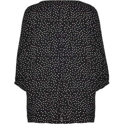 Gozzip Woman Gertrud Blouse Blouse Black Dots