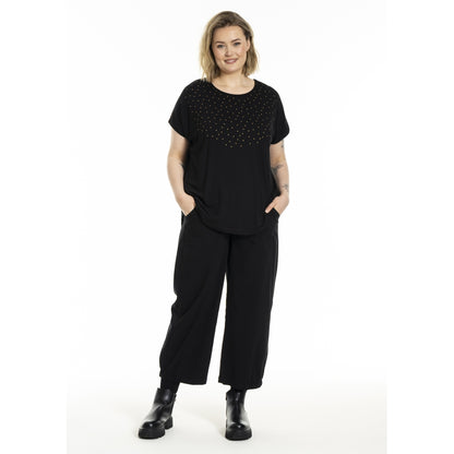 Gozzip Woman Gitte T-shirt with print T-Shirt Black