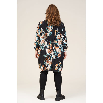 Gozzip Woman Johanne Shirt Tunic Shirt Tunic Black printed