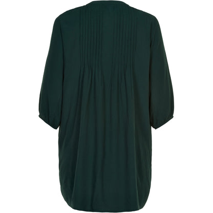 Gozzip Woman Johanne Shirt Tunic Shirt Tunic Bottle Green