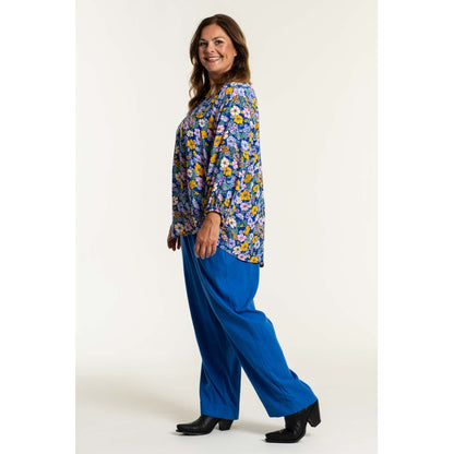 Gozzip Woman Lissi Loose Pants - FLERE FARVER Loose Pant Blue
