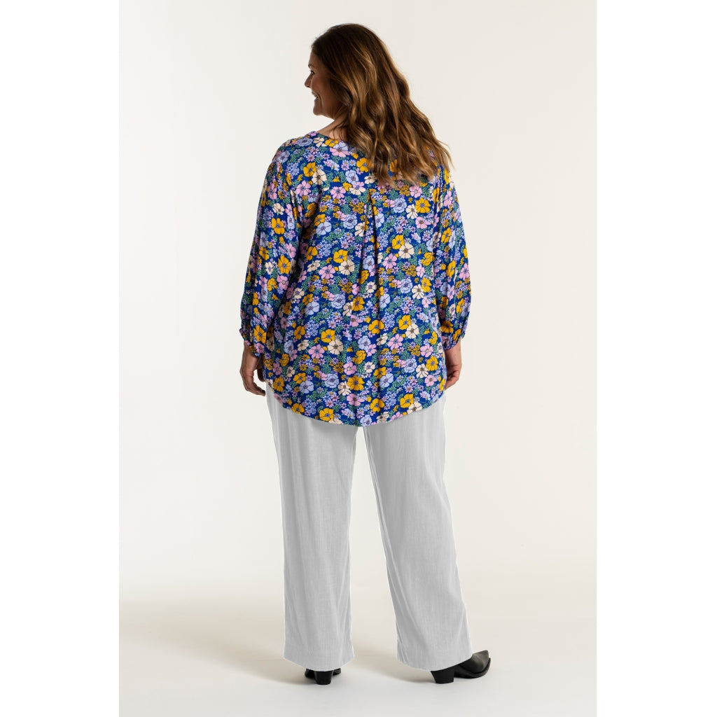 Gozzip Woman Lissi Loose Pants - FLERE FARVER Loose Pant White
