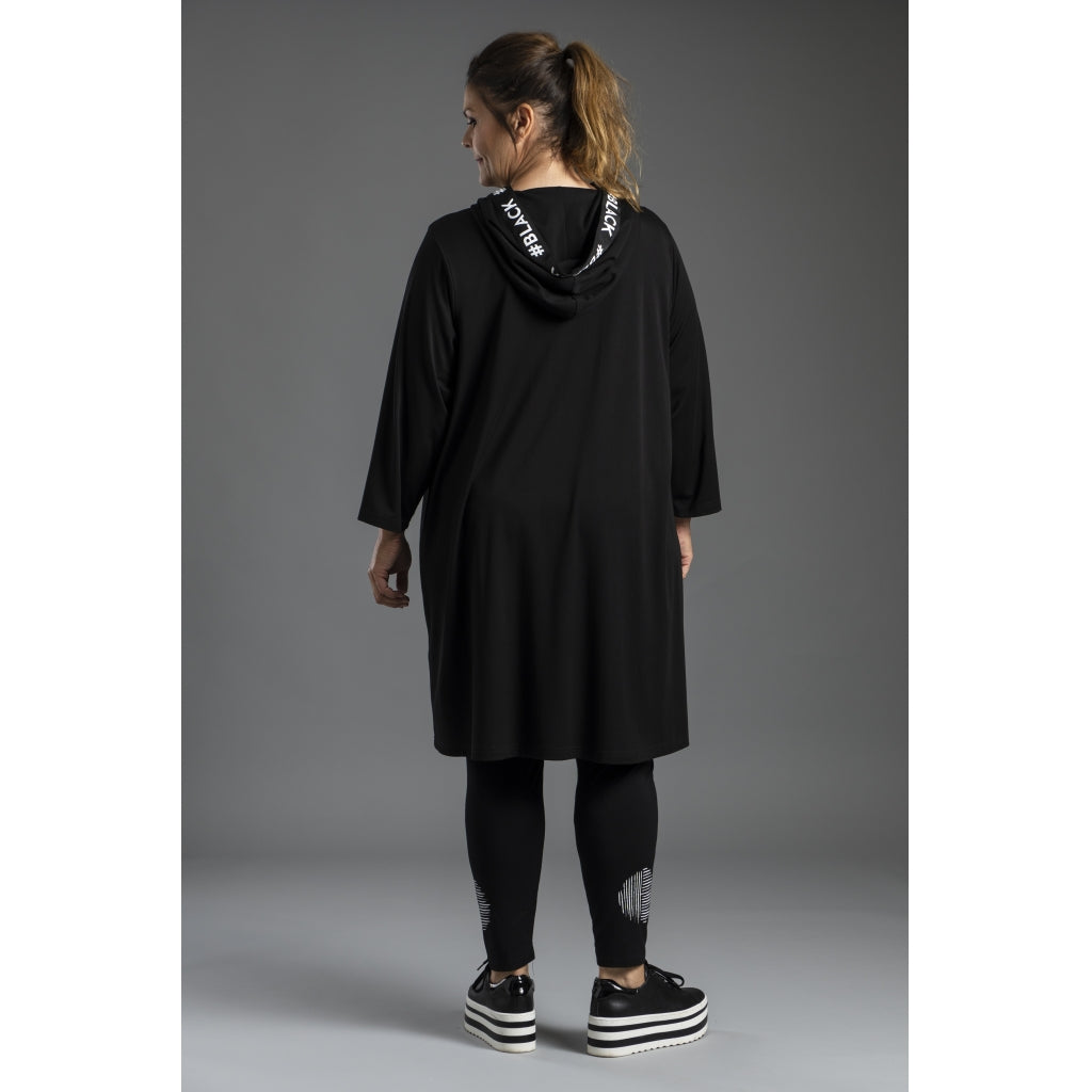 Gozzip Woman Marion Tunic Tunic Black with mix with stripe