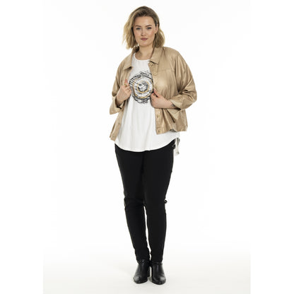 Gozzip Woman Monika Short jacket Short Jacket Mat gold