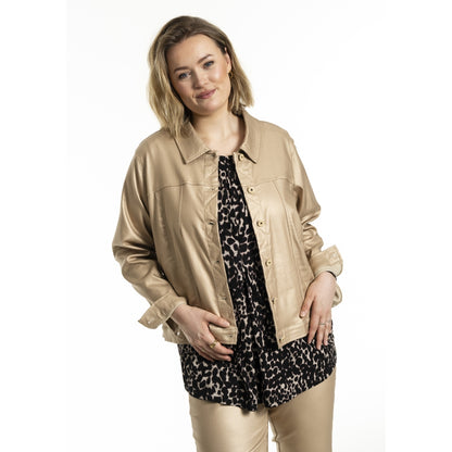 Gozzip Woman Monika Short jacket Short Jacket Mat gold