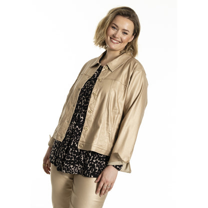 Gozzip Woman Monika Short jacket Short Jacket Mat gold
