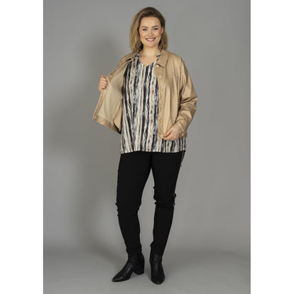 Gozzip Woman Monika Short jacket Short Jacket Mat gold