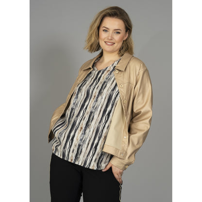 Gozzip Woman Monika Short jacket Short Jacket Mat gold